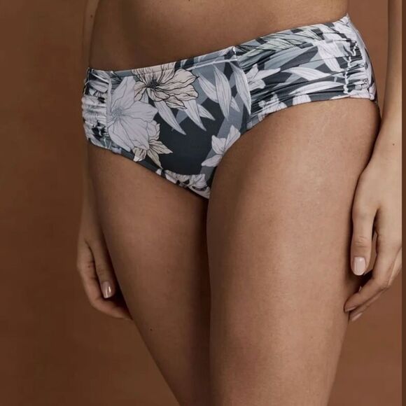 Seafolly Copacabana Wide Side Retro Bikini Bottom NWT Size 8 - Picture 10 of 12